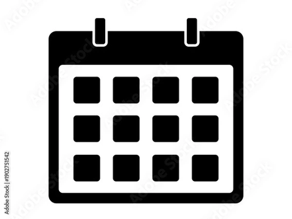 Obraz スケジュール管理用のカレンダーのアイコン