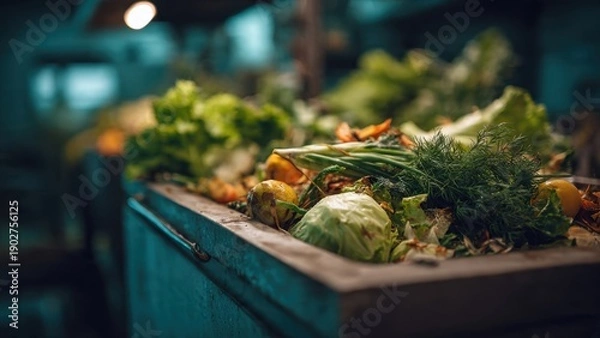 Obraz Vegetable waste for compost