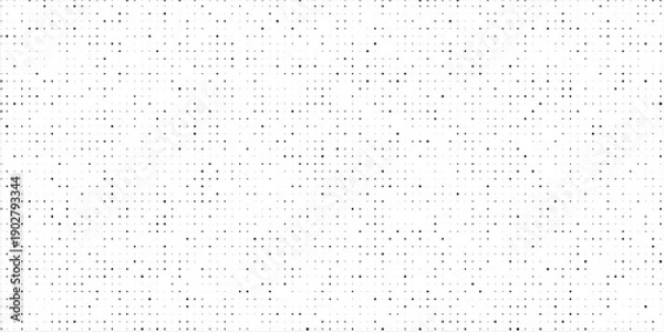 Obraz Black random dots on white background.Vector ilustration