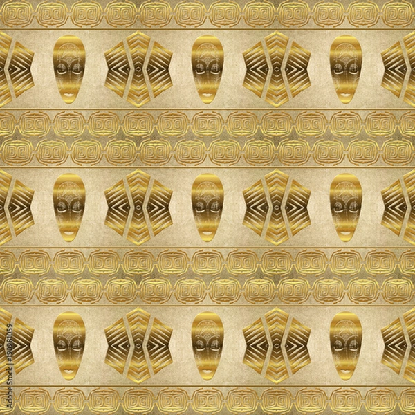 Obraz Ethnic african tribal pattern.