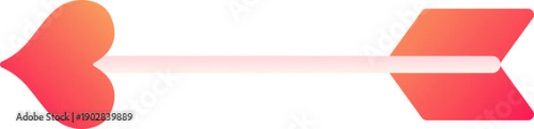 Obraz Gradient Heart Arrow Symbol