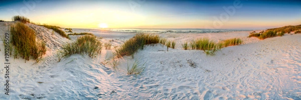 Obraz na wymiar Wybrzeże wydm plaża morze, panorama