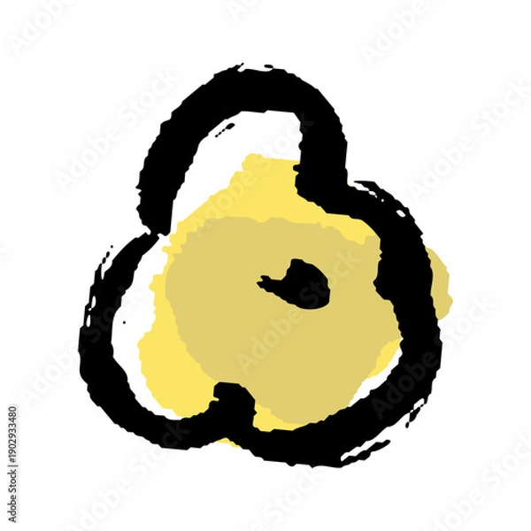 Obraz 筆タッチで描いた花のイラスト