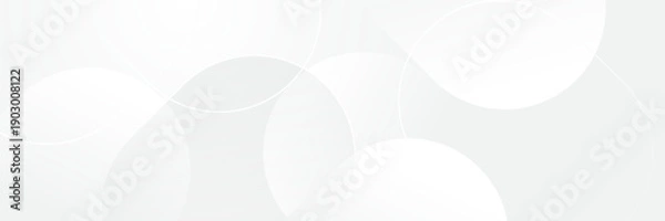 Fototapeta Abstract pattern white geometric banner design background.