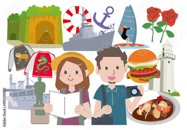 Obraz 横須賀　観光　旅行　