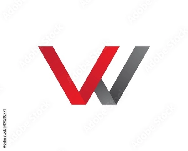 Obraz W Letter Logo Busines