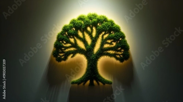 Obraz tree in the night