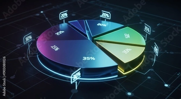 Obraz clock on the screen