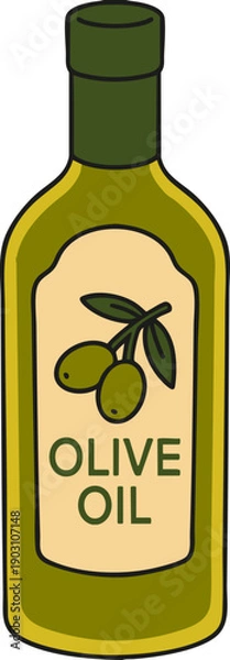 Obraz olive oil bottle