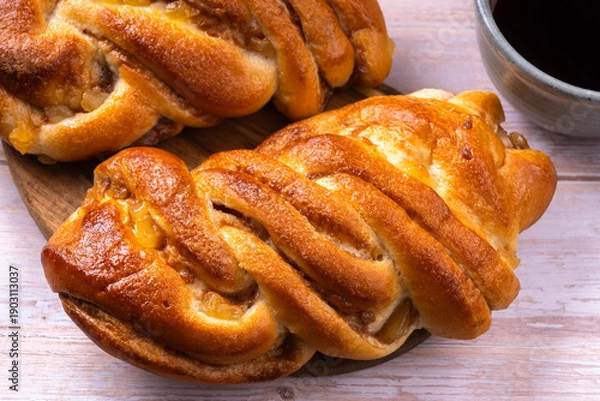 Obraz りんごとシナモンのパン