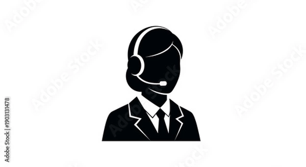 Fototapeta Customer Support Representative.