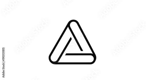 Fototapeta Simple Triangle Logo Design Element.