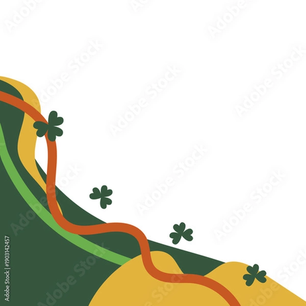 Fototapeta St Patricks Day Corner