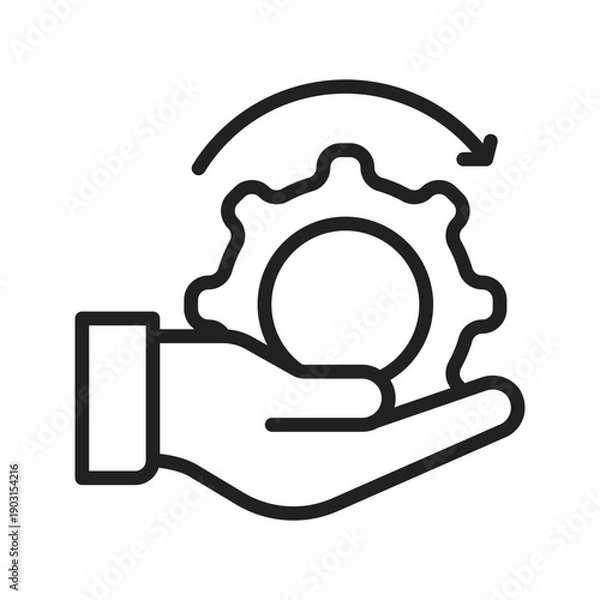 Fototapeta Refurbishment Icon