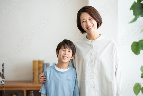 Obraz 親子のポートレート