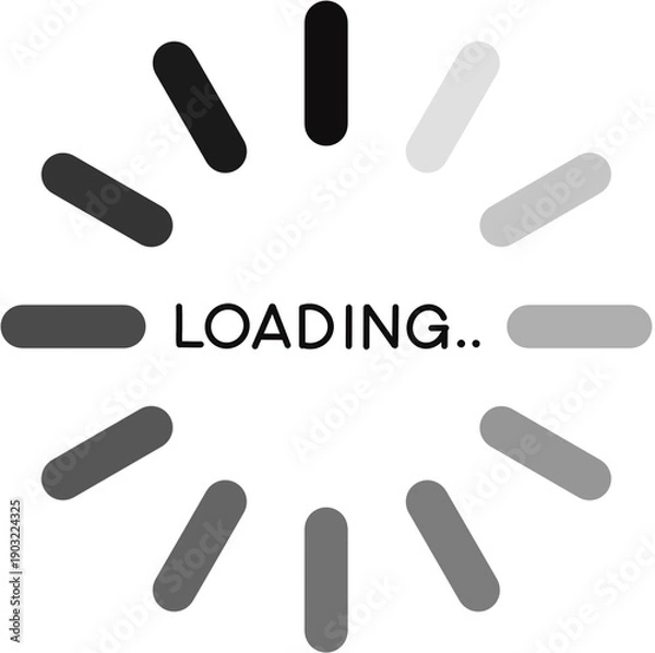 Fototapeta Loading illust heart 로딩중 그림