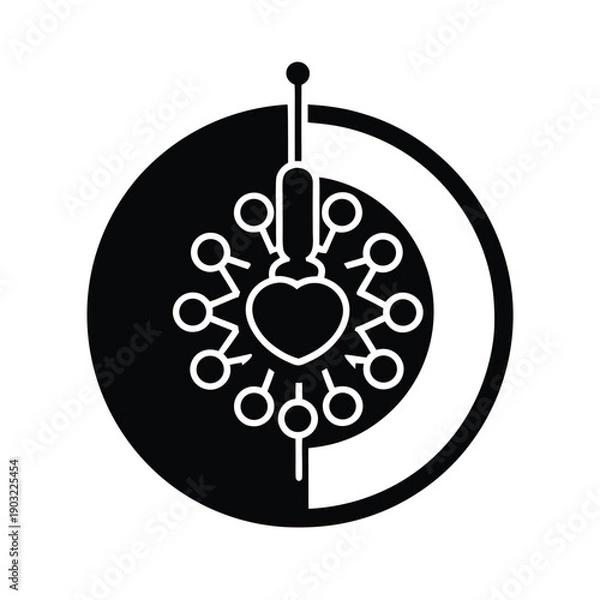 Fototapeta Stem Cell Therapy Icon