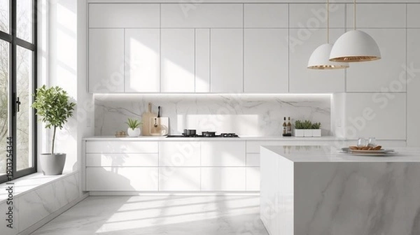Obraz modern kitchen in modern style