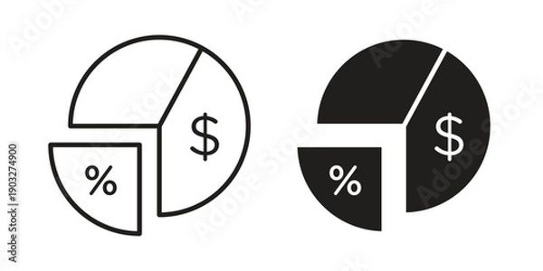 Obraz Margin icon concept. Thin line symbol. Vector illustration isolated. Editable stroke.