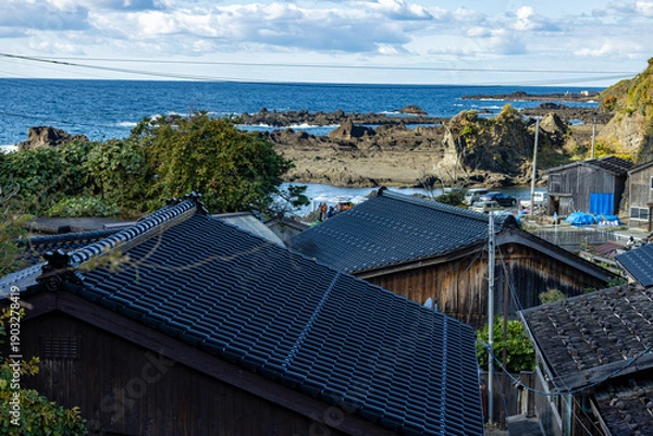 Obraz 佐渡島宿根木