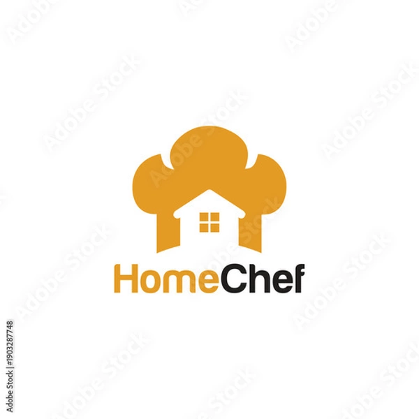 Obraz Home Chef Logo Vector Simple