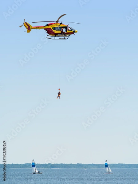 Obraz Air ambulance scenery