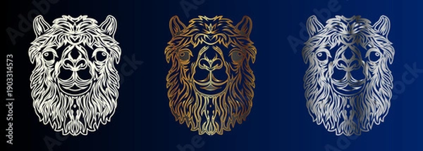 Fototapeta Animal Face Design Elements