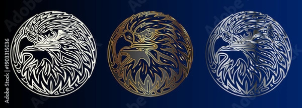 Fototapeta Simple Tattoo Design Elements