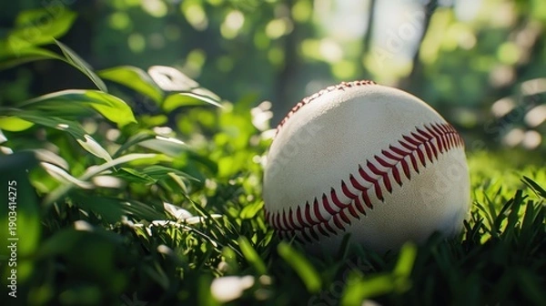 Obraz Baseball in Grass