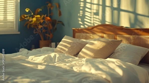 Obraz Sunlit Bedroom