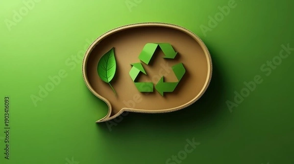 Fototapeta Eco-friendly communication
