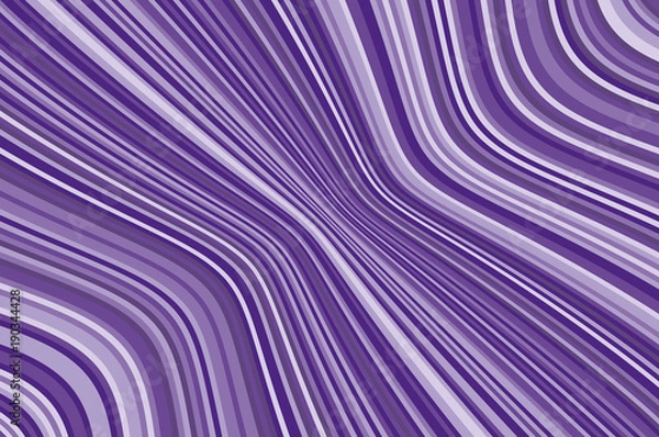 Fototapeta Abstract background with oblique wavy lines. Vector illustration. Violet, purple color 