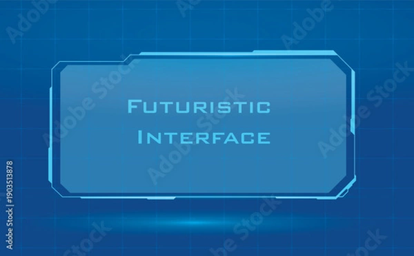 Obraz Futuristic Interface Panel Set for Digital Dashboard Design