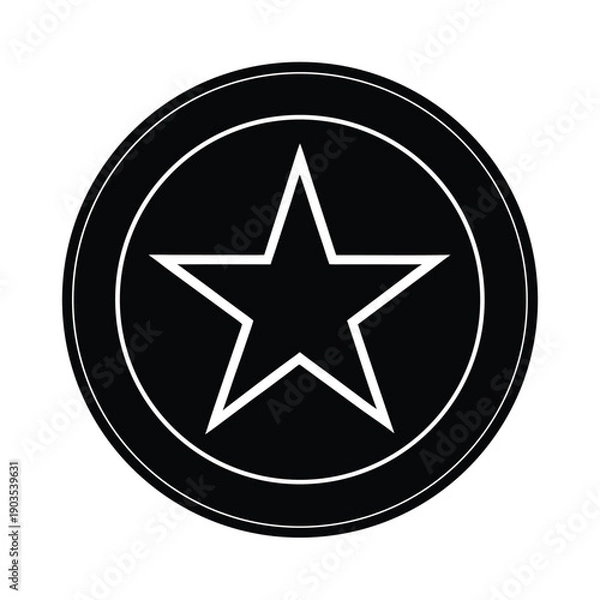 Obraz vietnam flag glossy emblem