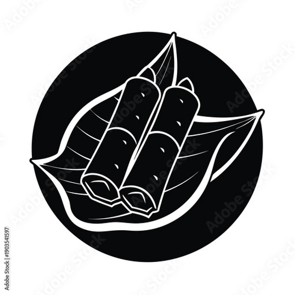 Obraz vietnamese spring rolls food