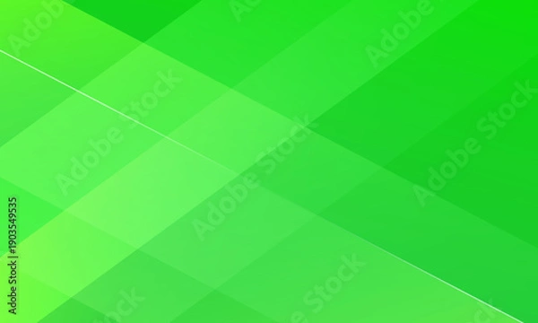 Obraz Green abstract gradient geometric background. Vector illustration