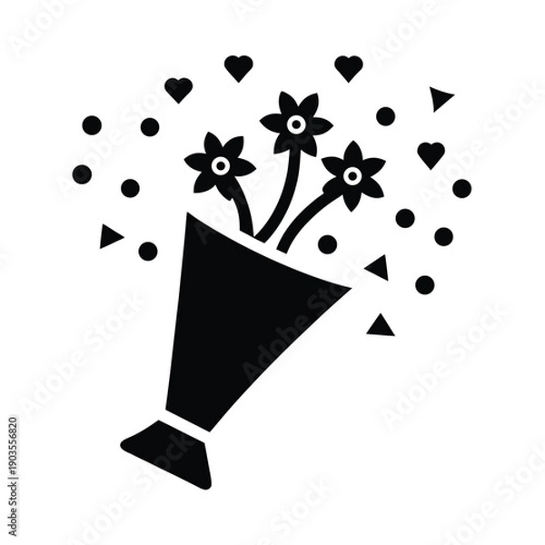 Obraz wedding confetti