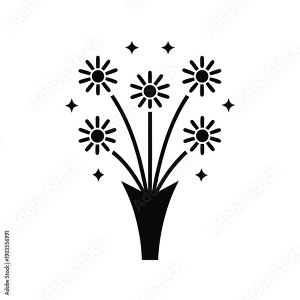 Fototapeta wedding fireworks