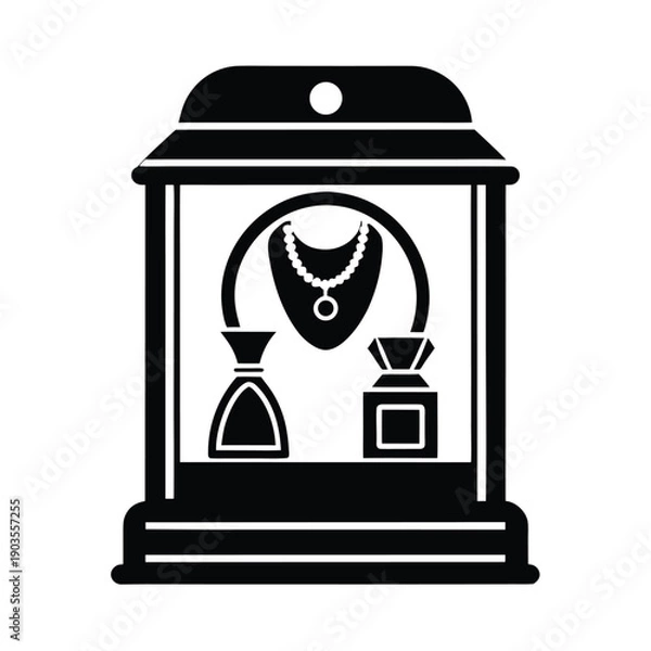 Obraz wedding jewelry display