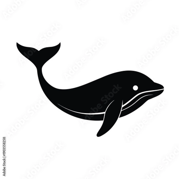 Obraz whale silhouette
