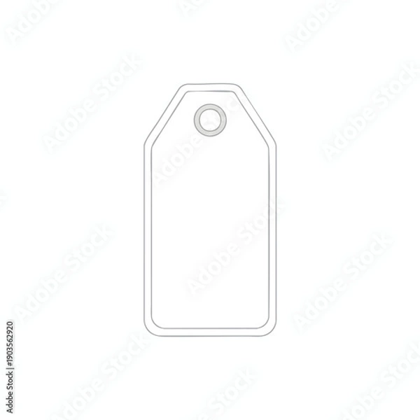 Obraz Blank Label or Tag Icon