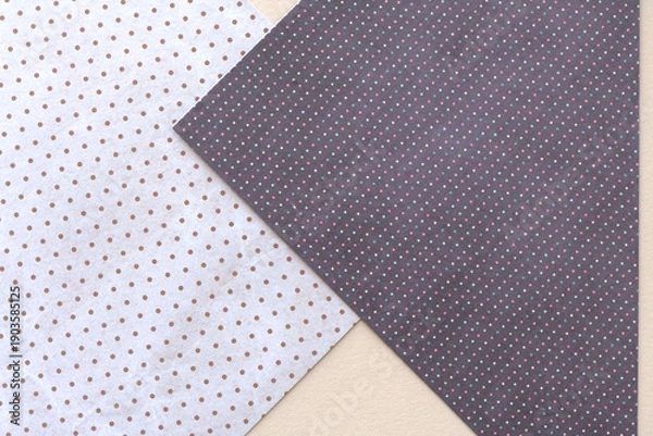 Obraz craft paper with dots