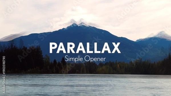 Obraz Simple Parallax Opener