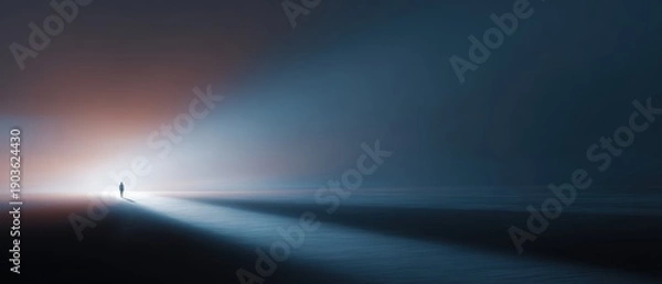 Obraz Vision success concept horizon light