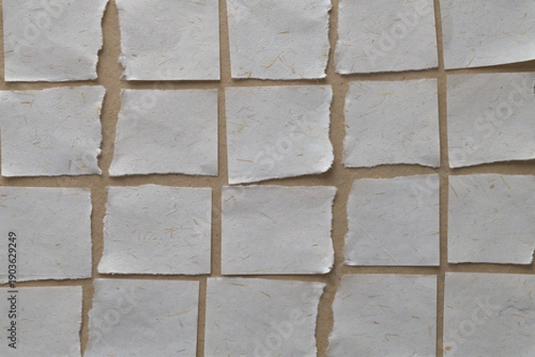 Obraz torn paper squares background