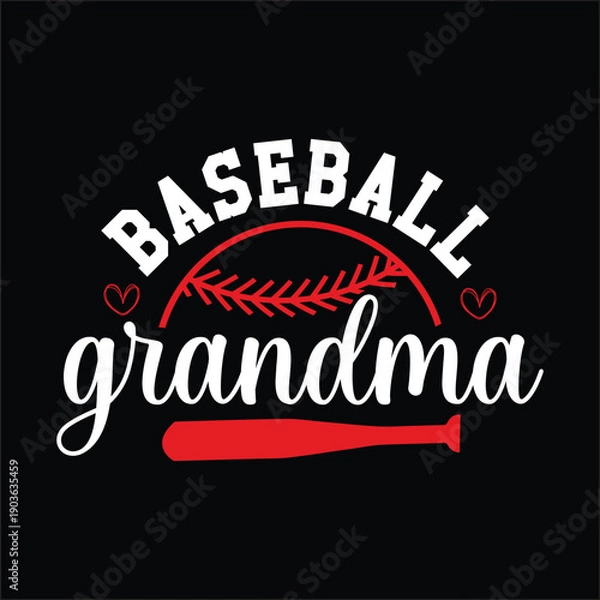 Fototapeta Baseball Grandma