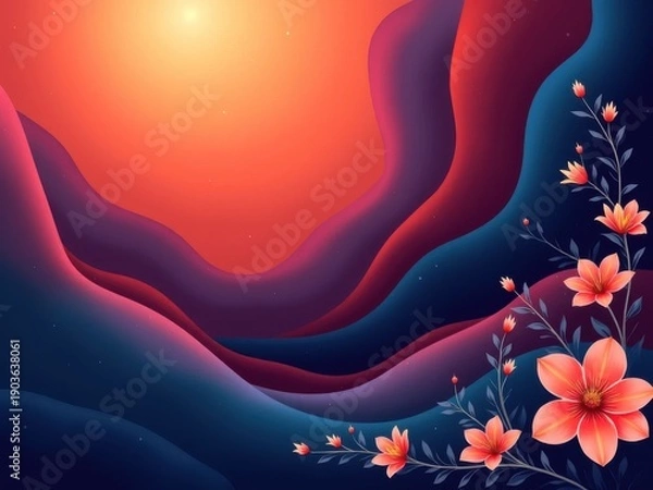 Obraz Vector abstract background.