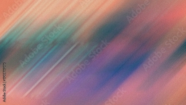 Obraz Vibrant abstract gradient background with dynamic colorful diagonal streaks