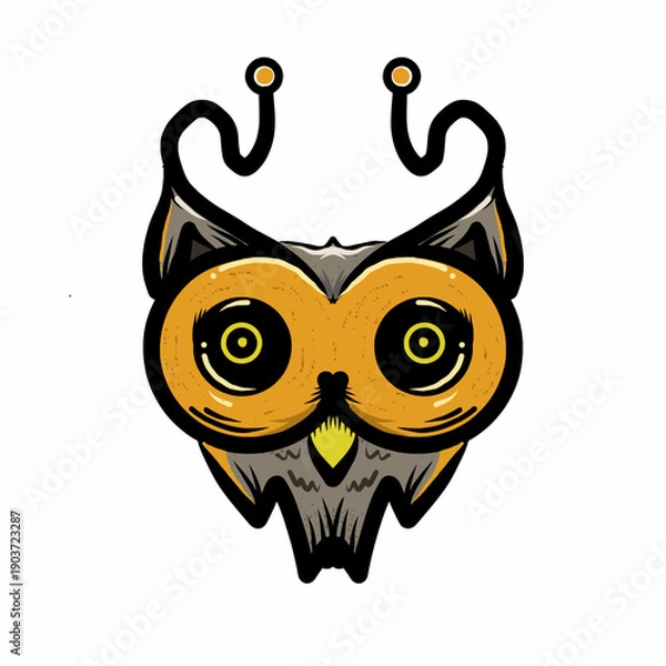 Obraz Cute owl character design