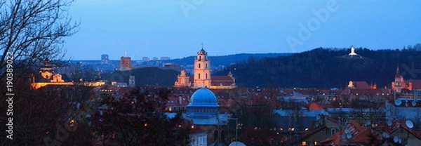 Obraz Vilnius in the Evening